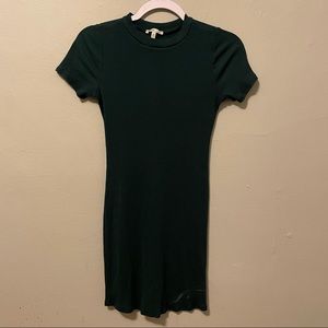Emerald green bodycon dress